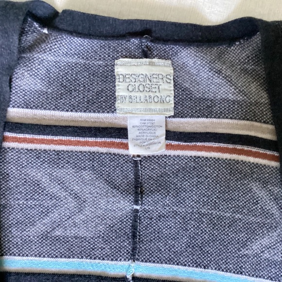 Designer’s Closet By Billabong Open Cardigan Woman’s Large Boho Tribal Print - Picture 4 of 8